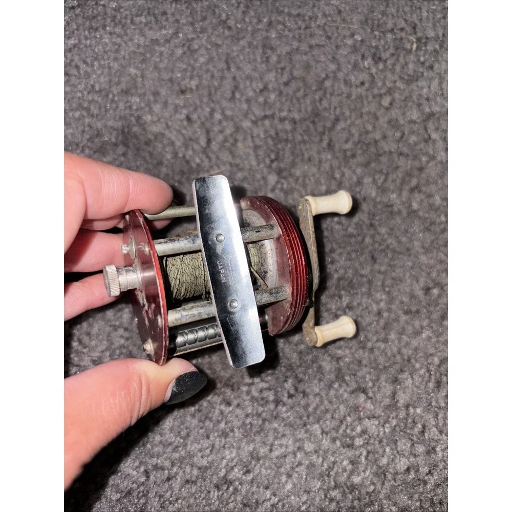 Vintage Compac 33 Bait Casting Open Fishing Reel Cottagecore Decor